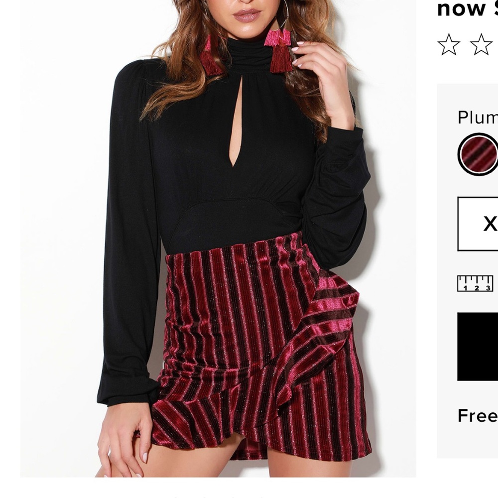 Lulus moon river Skirt